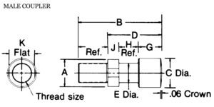 MALE COUPLER